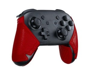 Spill - Tilbehør - Lizard Skins DSP Controller Grip For Nintendo Switch Pro - Crimson Red - Accessories for game console - Nintendo Switch - 0696260005710