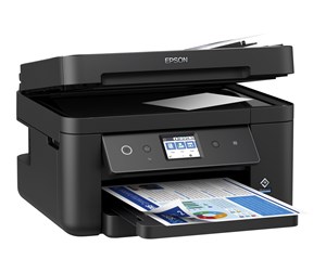 Skriver - Epson WorkForce WF-2880DWF Blekkskriver Multifunksjon med faks - Farge - Blekk - C11CG28406