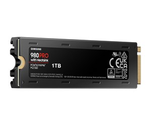 SSD - Samsung 980 Pro SSD - 1TB - Med varmespreder - M.2 2280 - PCIe 4.0 - MZ-V8P1T0CW