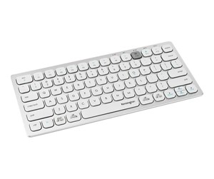 Tastatur - Kensington Multi-Device Dual Wireless Compact Keyboard - Tastatur - Engelsk - Storbritannia - Sølv - K75504UK