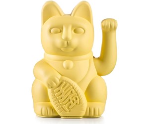 Dekorasjon - Donkey Lucky Cat Maneki-Neko - Yellow - 330431