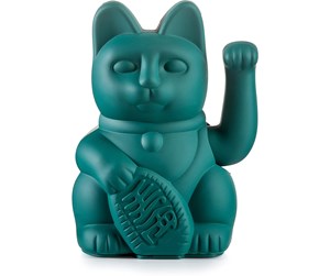 Dekorasjon - Donkey Lucky Cat Maneki-Neko - Green - 330433