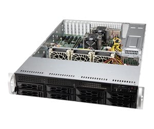 Kabinett - Supermicro SCLA25TQC R609LP - Kabinett - Server (Rack) - Svart - CSE-LA25TQC-R609LP