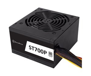 Strømforsyning (PSU) - SilverStone Strider Essential Series ST700P Strømforsyning (PSU) - 700 Watt - 120 mm - ATX 2.4 - 80 Plus White sertifisert - SST-ST700P