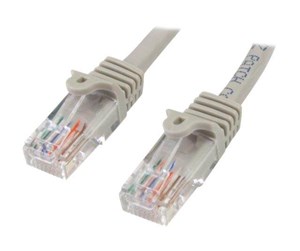 Nettverkskabel - 2m Gray Cat5e / Cat 5 Snagless Patch Cable - patch cable - 2 m - grey - M45PAT15MGR