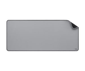 Musematte & Tilbehør  - Logitech Desk Mat Studio Series - Mid Grey - 956-000052