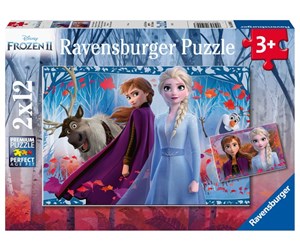 Puslespill - Ravensburger Frozen 2: Journey into the Unknown 2x12p Gulv - 10105009