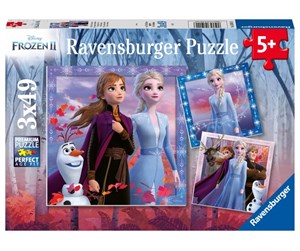 Puslespill - Ravensburger Frozen 2 The Journey Starts 3x49p - 10105011