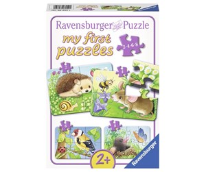 Puslespill - Ravensburger Sweet Garden Residents 2/4/6/8p - 10106952