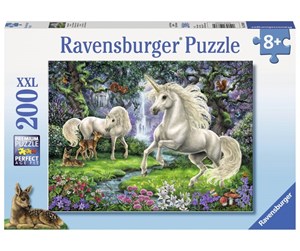 Puslespill - Ravensburger Mystical Unicorns 200p - 10112838