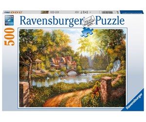 Puslespill - Ravensburger Cottage By The River 500p - 10216582