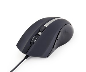 Mus - Gembird G-laser wired mouse - Mus - Laser - 6 - Svart - MUS-GU-02