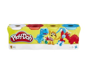 Byggesett - Hasbro Play-Doh 4 Pack of Wild Non-Toxic colours, 4-Ounce Cans - E4867ES0