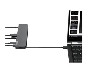 Dokkingstasjon - Lenovo USB-C Mini Dock - mini-dock - USB-C - VGA HDMI - GigE (40AU0065IT) IT - 40AU0065IT