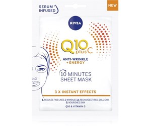 Ansiktspleie - Nivea Q10 Plus C Anti-Wrinkle + Energy Cloth Mask - 9005800315485