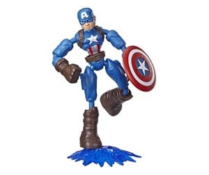 Figurer - Hasbro Marvel Avengers Bend And Flex Captain America - E78695X2