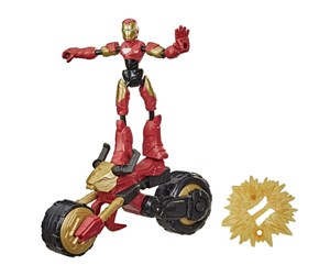 Figurer - Hasbro Avengers - Bend & Flex - Flex Rider Iron Man - F0244