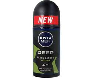 Parfyme & Dufter - Nivea Men Men Deodorant Deep Black Carbon Amazonia Roll-On - 185370