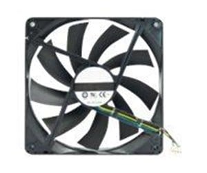 Kabinettvifte - QNAP 140x140x25mm fan 12V 4PIN - Kabinettvifte - 140mm - Svart - FAN-14CM-T01