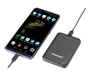 Nødlader - Intenso XS10000 power bank - Li-pol Nødlader - Svart - 10000 mAh - 7313530