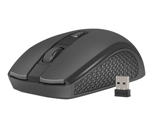 Mus - Natec Jay 2 - mouse - 2.4 GHz - black - Mus - Optisk - 4 - Svart - NMY-1799