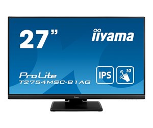 Skjerm - 27" iiyama ProLite T2754MSC-B1AG Touch Speakers - T2754MSC-B1AG