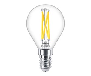 LED-lyspære - Philips LED-lyspære Classic Mini-ball 1,8W/922-927 (25W) Clear WarmGlow Dimmable E14 - 929003012001