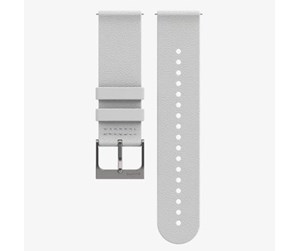 Smartklokke - Tilbehør - Suunto 22MM URBAN 6 LEATHER STRAP BIRCH WHITE M - SS050702000