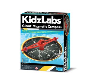 Lek & Lær - 4M Kidzlabs / Giant Magnetic Compass - 4M-03438