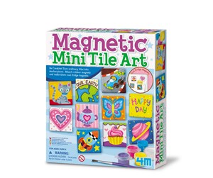 Lek & Lær - 4M Magnetic mini tile art - 4M-4563