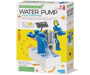 Lek & Lær - 4M Green Science / Hybrid Solar Power - Water Pump - 4M-03425