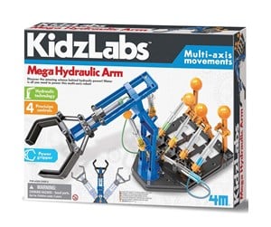 Lek & Lær - 4M KidzLabs / Mega Hydraulic Arm - 4M-03427