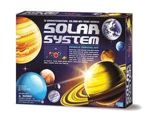 Lek & Lær - 4M Kidz Labs/3D solar system mobile making Kit - 4M-5520