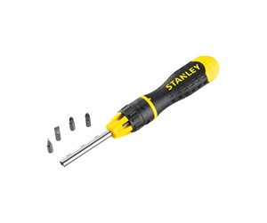 Verktøy - Stanley Multibit Ratchet Screwdriver + 10 Bits - 0-68-010