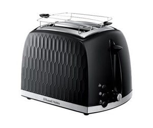 Brødrister - Russell Hobbs Brødrister Honeycomb Black 2 Slice - 26061-56