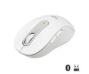 Mus - Logitech Signature M650 Large Wireless Off-White - Mus - Optisk - 5 - Hvit - 910-006238