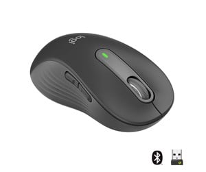 Mus - Logitech Signature M650 Large Wireless Graphite (Left Handed) - Mus - Optisk - 5 - Svart - 910-006239