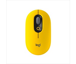 Mus - Logitech POP Mouse - Blast Yellow - Mus - Optisk - 4 - Gul - 910-006546