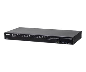 KVM-switch - ATEN 16-Port USB True 4K DisplayPort KVM Switch wi - CS19216-AT-G