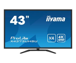 Skjerm - 43" iiyama ProLite - 3840x2160 - VA - USB HUB - X4373UHSU-B1