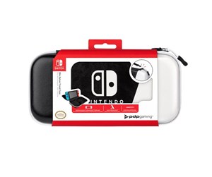 Spill - Tilbehør - PDP Slim Deluxe Travel Case - Black/White - Bag - Nintendo Switch - 500-218-EU-BW