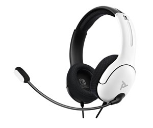 Spill - Tilbehør - PDP LVL40 Wired Stereo Headset - Black/White - Headset - Nintendo Switch - 500-162-BW-EU