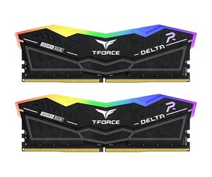 RAM - Team Group T-Force Delta RGB DDR5-6200 - 32GB - CL38 - Dual Channel (2 pcs) - Intel XMP - Svart med RGB - FF3D532G6200HC38ADC01