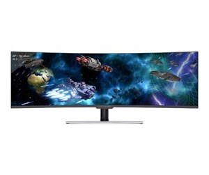 Skjerm - 49" LC Power M49 - 3840x1080 - 144Hz - VA - HDR400 - LC-M49-DFHD-144-C-Q