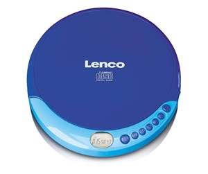 Mp3-spiller & Tilbehør - Lenco Portable CD player in blue - CD-spiller - CD-011BU