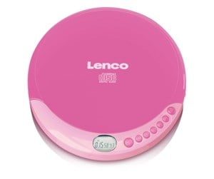 CD-spiller - Lenco Portable CD player in pink - CD-011PK