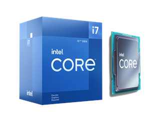 Prosessor/CPU - Intel Core i7-12700F Alder Lake Prosessor/CPU - 12 kjerner - 2.1 GHz - Intel LGA1700 - Intel Boks (med kjøler) - BX8071512700F