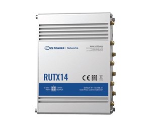 Ruter - Teltonika RUTX14 4G LTE CAT12 Industrial Cellular Router - Wireless router 802.11a/b/g/n/Wi-Fi 5 Wave 2 - RUTX14000000