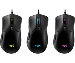 Mus - HyperX Pulsefire Raid Gaming - Gaming mus - Optisk - 11 - Svart med RGB-lys - 4P5Q3AA