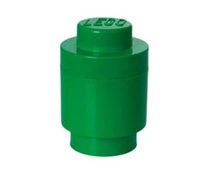 Barnerom - LEGO STORAGE BRICK ROUND - GREEN - 40301734